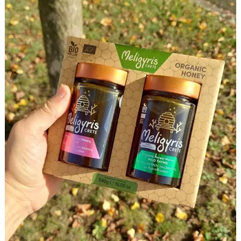 Medová dárková kazeta "Dvojitá BIO síla" 540 g