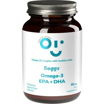 BEGGS doplněk stravy Omega-3, EPA+DHA 90 kapslí