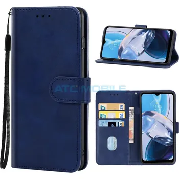 Pouzdro na mobilní telefon Pouzdro Shield4U Motorola Moto E22 (XT2239) otevírací modré a zpět 26 Kč s ATC Clubem