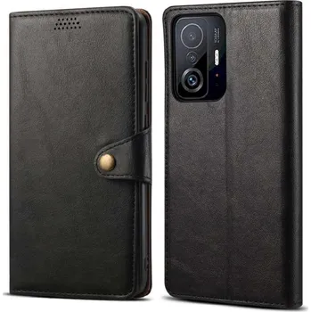 Pouzdro na mobilní telefon Lenuo Leather flipové pouzdro pro Xiaomi Mi 11T/Mi 11T Pro, černá