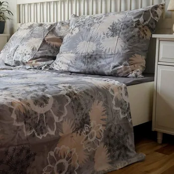 Povlečení Bavlněné povlečení - rozkvetlá louka 140 x 200, 70 x 90 cm zip