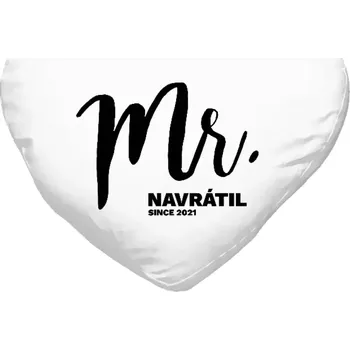 Polštář Polštář srdce 40x35 cm Mr. since ...