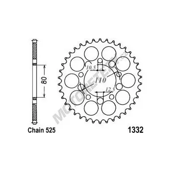 Řetězová sada pro motocykl Rozeta HONDA XRV 750 Africa Twin rok 93-03