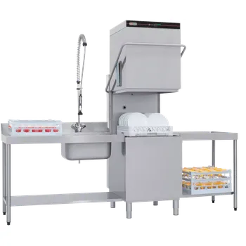 Myčka nádobí Myčka skla a nádobí Red Fox QQI 102TOP (bez odpadového čerpadla, Zdarma k nákupu Orkán UNI 17kg + Orkán Lesk 15kg)