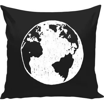 Polštář Polštář černý 40x40 cm Země
