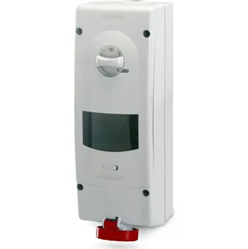 vypínač a zásuvka SCAME Zásuvka ADVACE 2 16A/5P s vyp. IP67 nást 568.1687