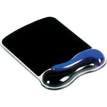 Podložka pod myš KENSINGTON Podložka pod myš s gelovou opěrkou zápěstí, KENSINGTON DuoGel, černá/modrá 24091