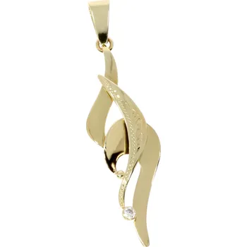 Přívěsek Zlatnictví Helios Luxusní zlatý přívěšek se zirkonem B37080