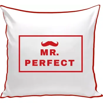 Polštář Polštář barevný 32x32 cm Mr. Perfect