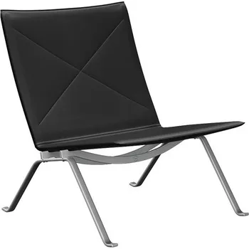 Křeslo Křeslo Fritz Hansen PK22 kůže Aura Black