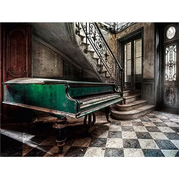 Obraz Obraz na plátně Green Piano, 113 × 85 cm&nbsp;EX518