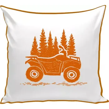 Polštář Polštář barevný 32x32 cm Čtyřkolka