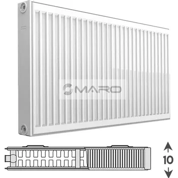 Radiátor Korad Radiators Klasik Ventil Kompakt 22 Radiátor deskový, VKL, levý 600 x 400 x 100 mm, 679 W (75/65°C), bílý, 22VL600400