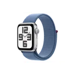 Apple Watch SE 2023 GPS 44mm s provlékacím řemínkem Barva: Ledově modrá