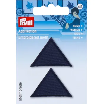 Nášivka PRYM Nášivka trojúhelníky, malé, nažehlovací, tmavě modrá