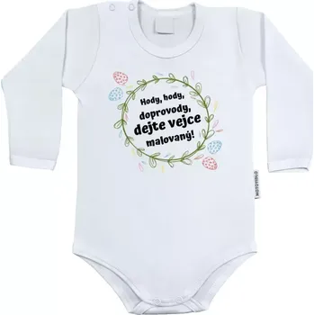 Kojenecký body Dětské body s dlouhým rukávem Hody, hody, doprovody