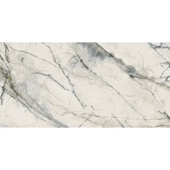 Dlažba The Room Inv White - dlažba rektifikovaná 60x120 bílá matná, plastické žíly INV WH6 12 LPM