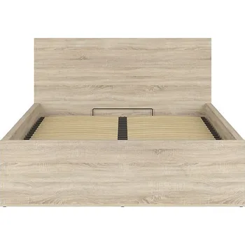 Postel BRW TETRIX postel s roštem LOZ/140/B, dub sonoma