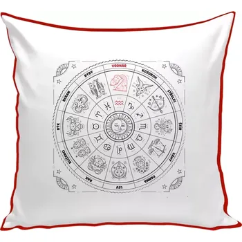 Polštář Polštář barevný 32x32 cm Zvěrokruh - Vodnář