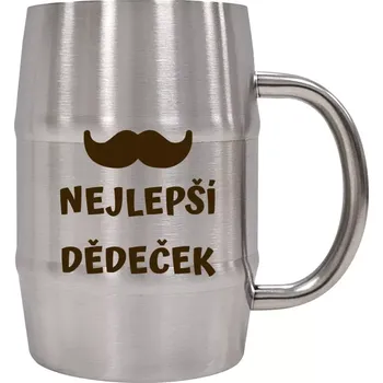 Sklenice Nerezový chladicí půllitr Nejlepší dědeček