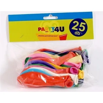 Balónek NO NAME Balónky, 26 cm, mix barev ,balení 25 ks 27035