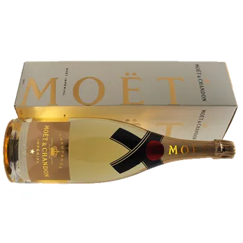 Akce ihned Champagne Moët & Chandon Brut Impérial 12% 1,5 l Magnum Golden Light up svítící láhev in giftbox dárková krabička (karton)