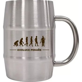 Sklenice Nerezový chladicí půllitr Evoluce - pekař