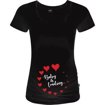 Těhotenské tričko Johanka Baby is loading se srdíčky
