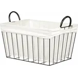 Autronic Koš kovový, s látkou OV4130-V