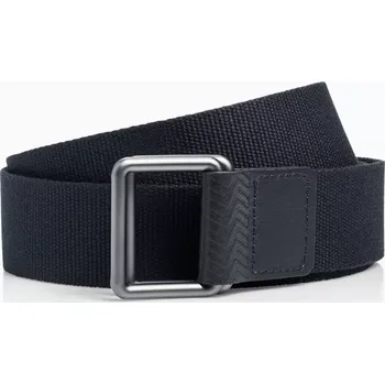 Opasek PORSCHE DESIGN Casual Double Ring Buckle Belt Módní ležérní pásek s dvojitou kroužkovou přezkou tmavě modrý šířka 4 cm (Tkaný opasek s koženými detaily Porsche Design s dvojitou kroužkovou přezkou pro nastavení délky.)