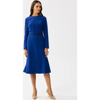 Dámské šaty Stylove Elegantní šaty se zvonovou sukní Style S347 modré EU velikost: S