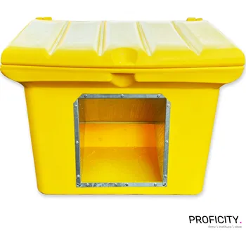 Popelnice Nádoba na posyp 120 litrů s výsypným otvorem