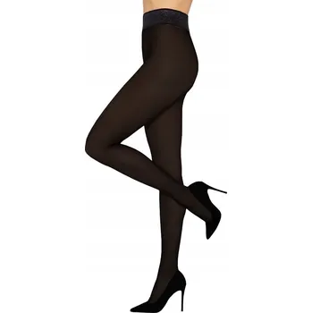 Dámské punčochy Černé punčochy s krajkou v pase Gatta Softi-Comfi 50 den Velikost: S, Barva: Černá