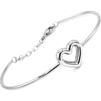 Náramek Steel Jewelry Náramek SRDCE Chirurgická ocel NR231236 dárkové balení zdarma
