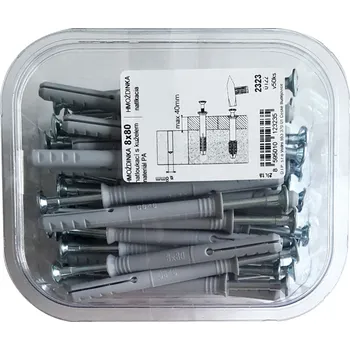 Hmoždinka Natloukací hmoždinka, 80 mm, ø 8 mm, 50 ks 2323