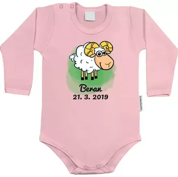 Kojenecký body Dětské body s dlouhým rukávem Beran 21. 3. až 20. 4.