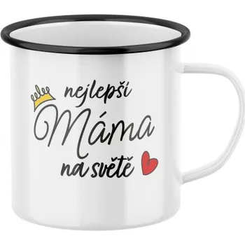 Plecháček s potiskem Nejlepší máma na světě, s korunkou