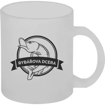 Hrnek 330 ml - skleněný matný Rybářova dcera