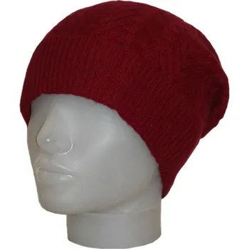 Čepice Duuree.cz Kašmírová čepice Debby Barva: Bordó