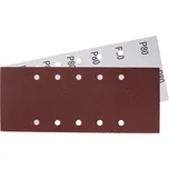 LEVIOR Papír brusný 115x280mm P80 10otvorů 5ks