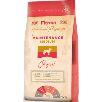 Krmivo pro psa Fitmin dog medium maintenance 3x12kg+DOPRAVA ZDARMA+1x masíčka Perrito! (+ SLEVA PO REGISTRACI / PŘIHLÁŠENÍ ;))