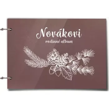 Fotokniha Plexi album se sponami Větvičky