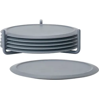 Sklenice Zone Denmark, Podložky pod sklenice Singles šedé 6 ks - Formadore