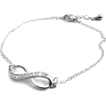 Náramek Steel Jewelry Náramek nekonečno z chirurgické oceli NR090246 dárkové balaní zdarma