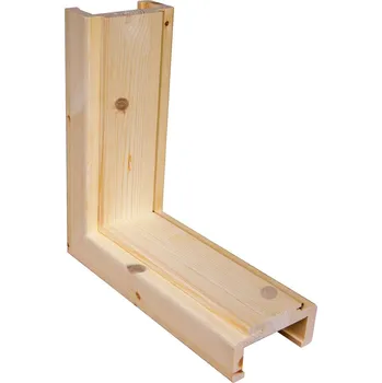 Zárubeň Obložková zárubeň 80 P, 828 × 1985 mm, tloušťka zdi: 100-120 mm, pravá, borovice&nbsp;Z22136