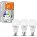 LEDVANCE SMART+WiFi Sada LED žárovek, 14 W, 1521 lm, teplá–studená bílá, RGB, E27, 3 ks