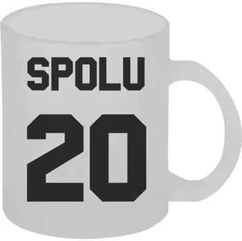 Hrnek 330 ml - skleněný matný Spolu