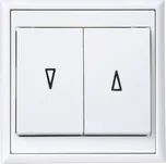 Lune Žaluziové tlačítko, 90 × 140 mm, termoplast, bílé 5001114670151