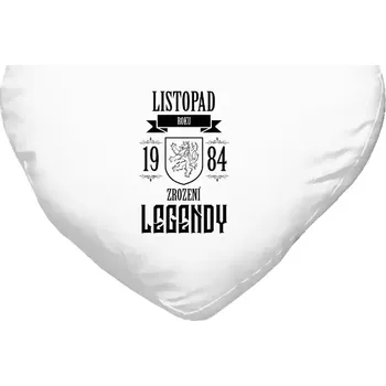 Polštář Polštář srdce 40x35 cm Zrození legendy
