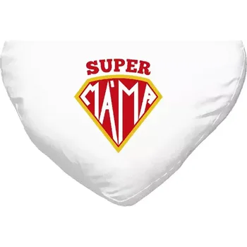 Polštář Polštář srdce 40x35 cm Supermáma